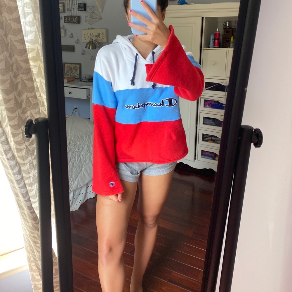 Chanpion Reverse Weave Color Block Hoodie